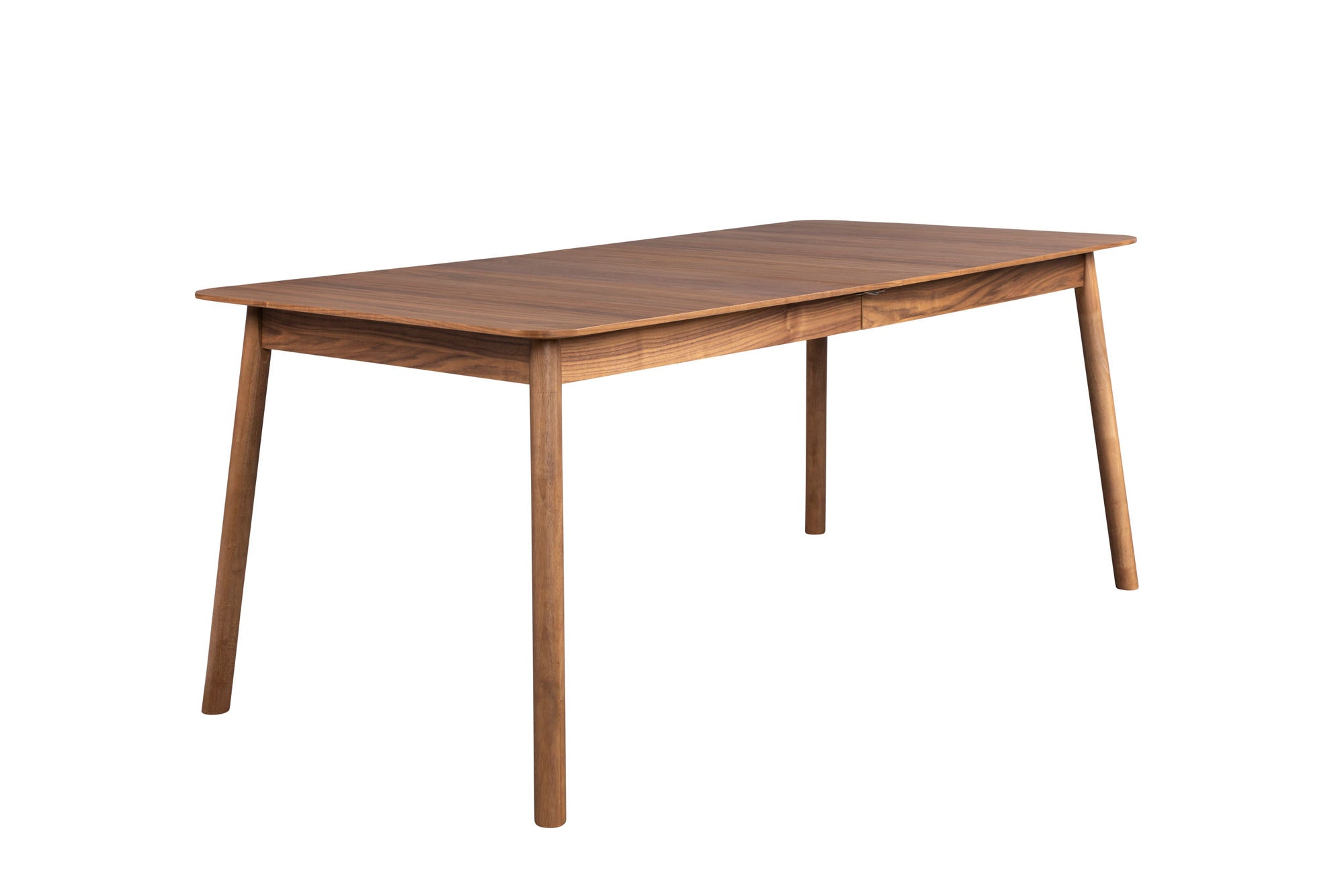 Zuiver Glimps Walnut Brown Wood Extending Dining Table 180cm